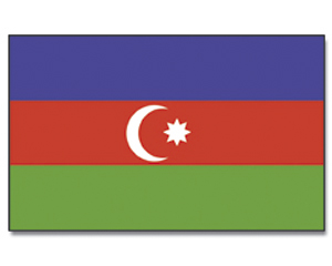 Fahnen Aserbaidschan