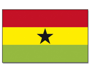 Fahnen Ghana