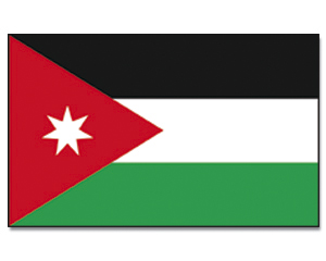 Fahnen Jordanien