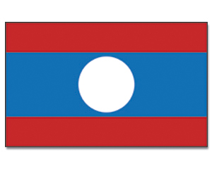 Fahnen Laos