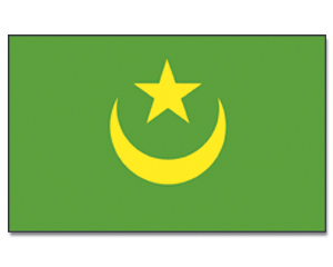 Fahnen Mauretanien
