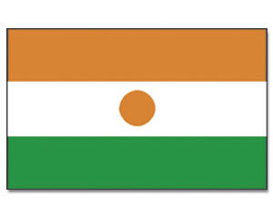Fahnen Niger