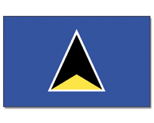 Fahnen St-Lucia