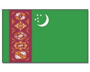 Fahnen Turkmenistan