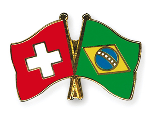 Freundschaftspins: Schweiz-Brasilien