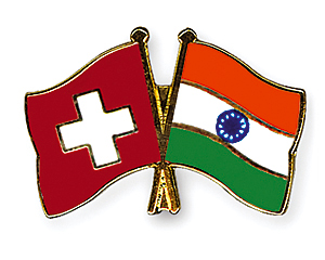 Freundschaftspins: Schweiz-Indien