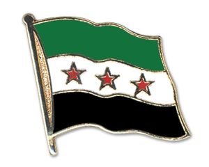 Fahnen-Pins (geschwungen): Syrien (1932-1958)