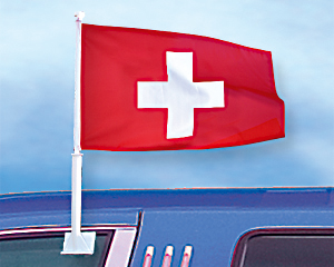 Autofahne 27 x 45: Schweiz