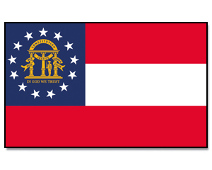 Flag Georgia 90 x 150