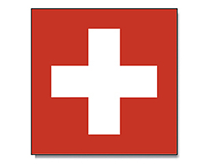 Fahne  Schweiz 90 x 90