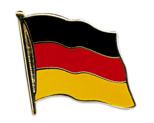 Fahnen-Pins (geschwungen): Deutschland