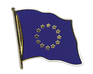 Fahnen-Pins (geschwungen): Europa