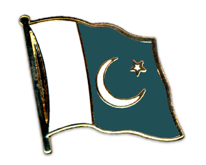 Flag Pins (swinging): Pakistan