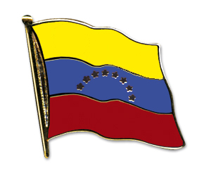 Fahnen-Pins (geschwungen): Venezuela