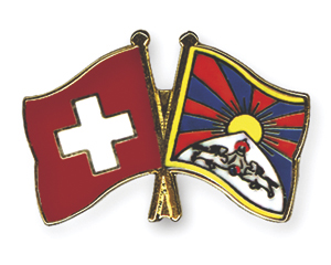 Freundschaftspins: Schweiz-Tibet