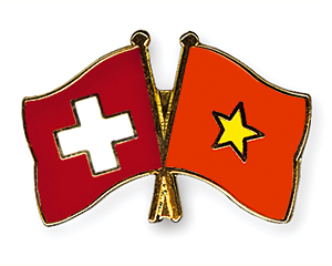 Freundschaftspins: Schweiz-Vietnam