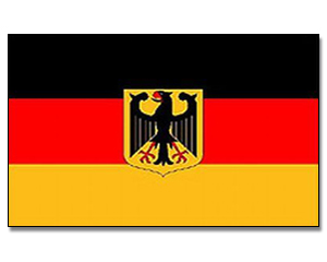 Fahnen Deutschland mit Adler 30 x 45