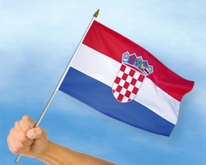 Fahnen Kroatien 30 x 45